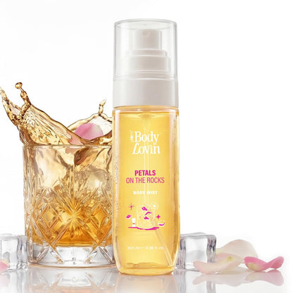 PLUM BODY PETALS ON THE ROCKS BODY MIST