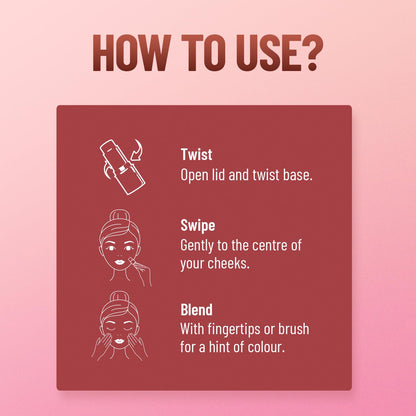 Swiss Beauty Cheek It Up Blush Buffed With Rose