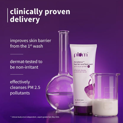 Plum oat & CERAMIDE barrier care face wash 100 MILLI_LITRE