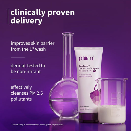 Plum oat & CERAMIDE barrier care face wash 100 MILLI_LITRE