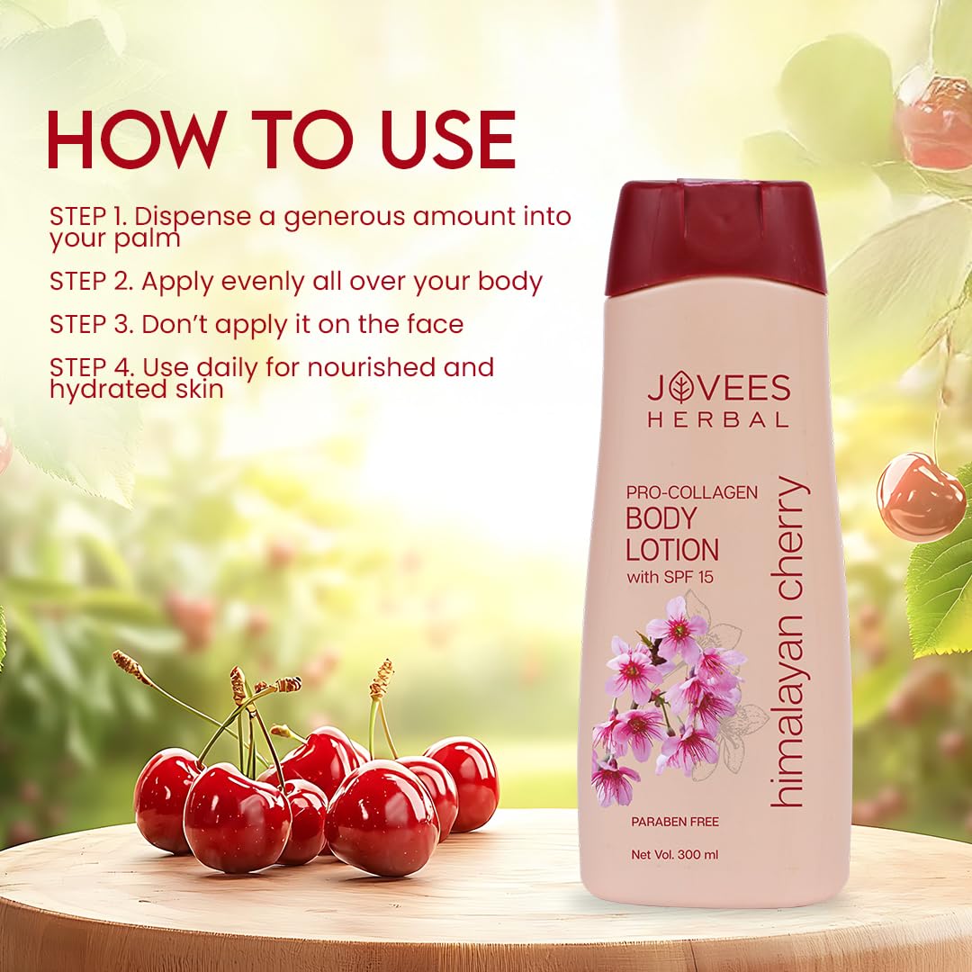 Jovees Himalayan Cherry Pro-Collagen Body Lotion 300 ml