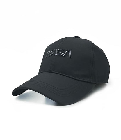 Unisex Polyester Cap Nasa 3D Logo Encrypted Caps With Adjustable Strap