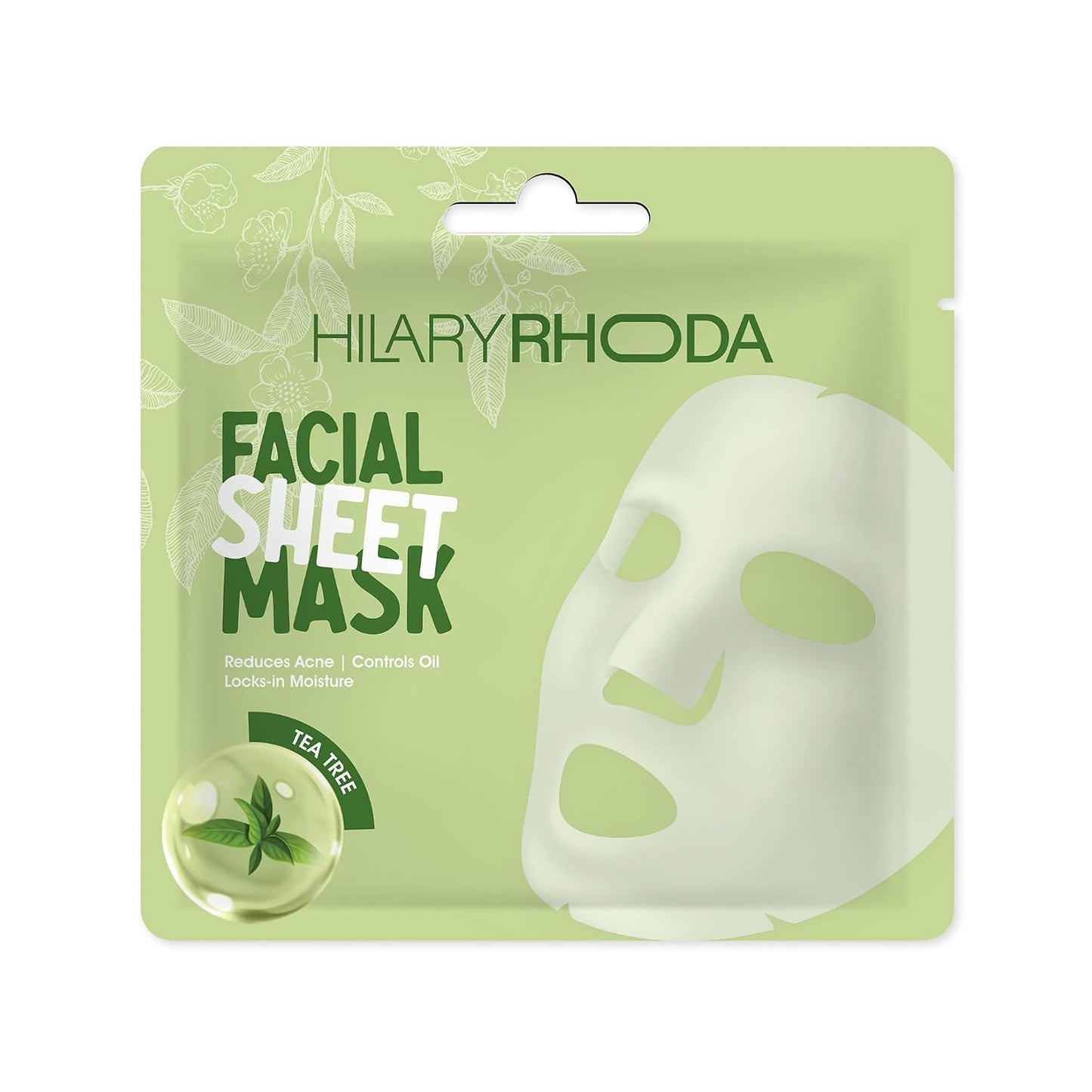 HILARY RHODA FACIAL SHEET MASK TEA TREE