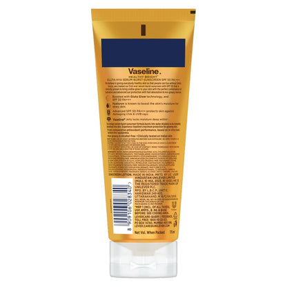 Vaseline Healthy Bright Gluta - Hya Spf 50 Pa+++ Serum-Burst-Sunscreen 70 g