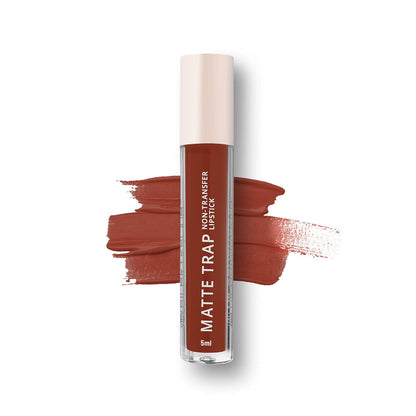 HILARY RHODA MATTE TRAP LIQUID LIPSTICK - 14 EARTHY BROWN