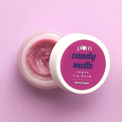 Plum Candy Melts Berry Feast Vegan Lip Balm 12 GRAM