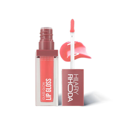 HILARY RHODA Glass Glow Lip Gloss - Peach Me 02 5 MILLI_LITRE