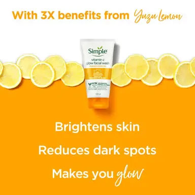 SIMPLE VITAMIN C GLOW FACE WASH