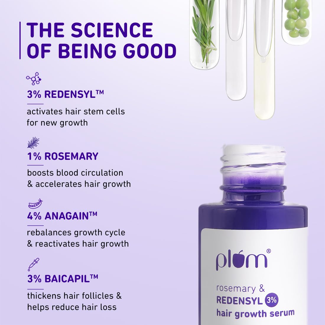 Plum 3% Redensyl & Rosemary Hair Growth Serum 30 MILLI_LITRE