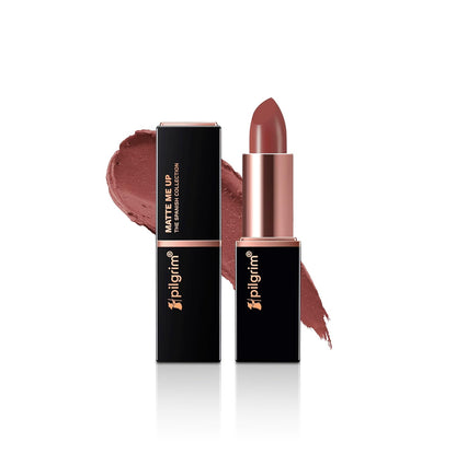Pilgrim Matte Bullet Lipstick Intense Colour Transferproof & Smudgeproof Nude Kiss-31 4.2 GRAM