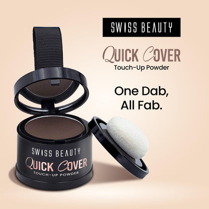 Swiss Beauty Quick Cover Touch-Up-Powder - 01 Mocha Brown 4g