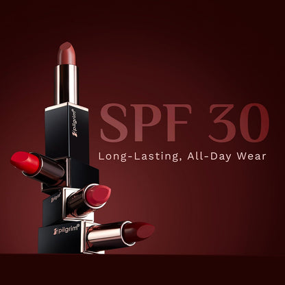 Pilgrim Matte Bullet Lipstick Intense Colour Transferproof & Smudgeproof Maroon Affair-23 4.2 GRAM