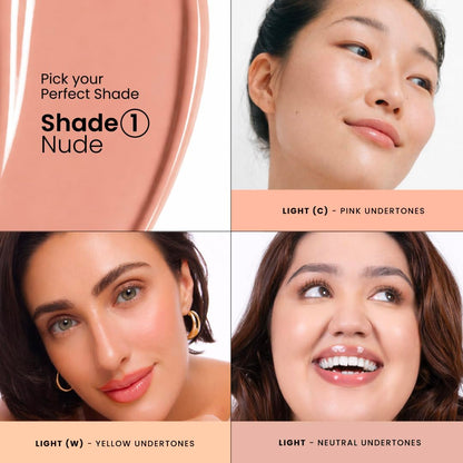 FOXTALE Perfect Match TINTED FLUID SUNSCREEN - 1 NUDE