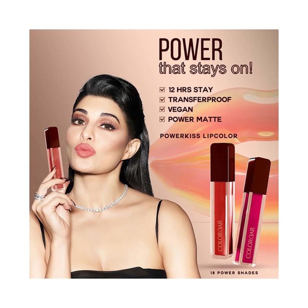 Colorbar Power Kiss Vegan Matte Lipcolor - Hush On 004 5 ml