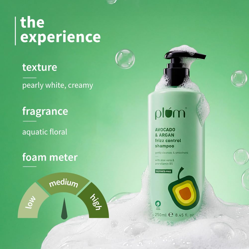 Plum Avocado & Argan Frizz Control Shampoo 250 MILLI_LITRE
