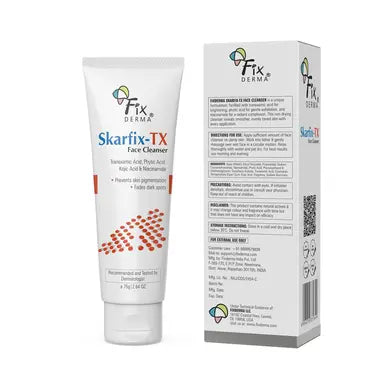 Fix Derma Skarfix-TX Face Cleanser for Pigmented Skin to Reduces Dark Spots