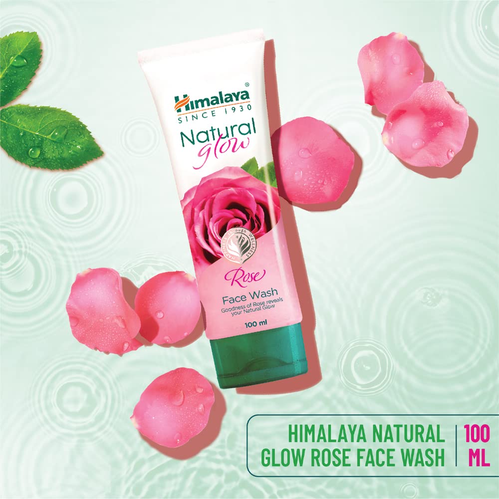 Himalaya Natural Glow Rose Face Wash 100 ml