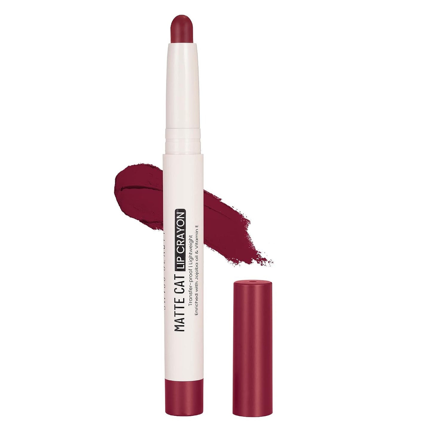 Swiss Beauty Matte Cat Lip Crayon - 22 Regal Wine