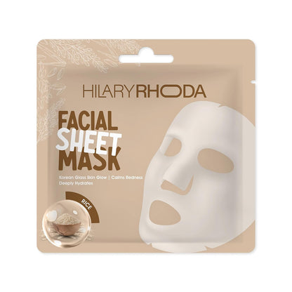 HILARY RHODA FACIAL SHEET MASK RICE