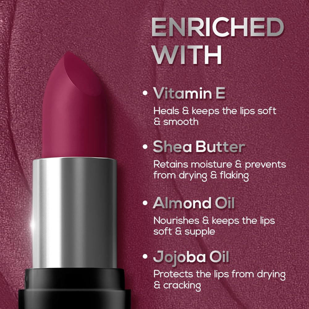RENEE PRIME MATTE HD LIPSTICK - 06 MULBERRY WINE