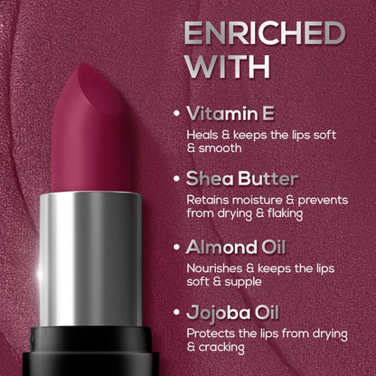 RENEE PRIME MATTE HD LIPSTICK - 06 MULBERRY WINE