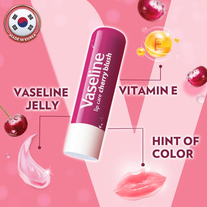 Vaseline Lip Care Lip Balm Stick - Cherry Blush 4.8g