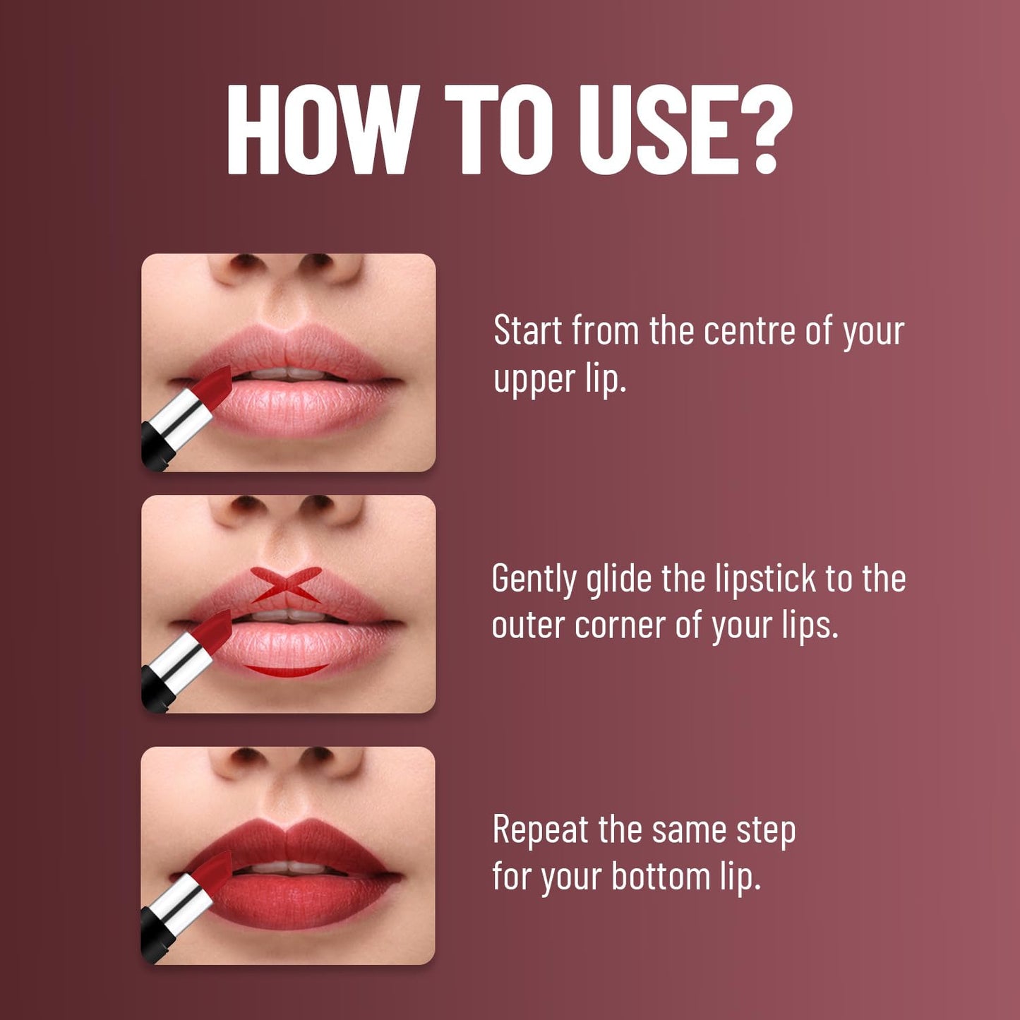 Swiss Beauty Pure Matte Lipstick Russian-Red 3.8 GRAM