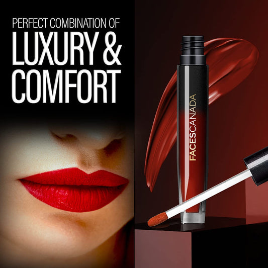 Faces Canada Comfy Silk Obsesion Lipstick - Fearless Red 10 4 g