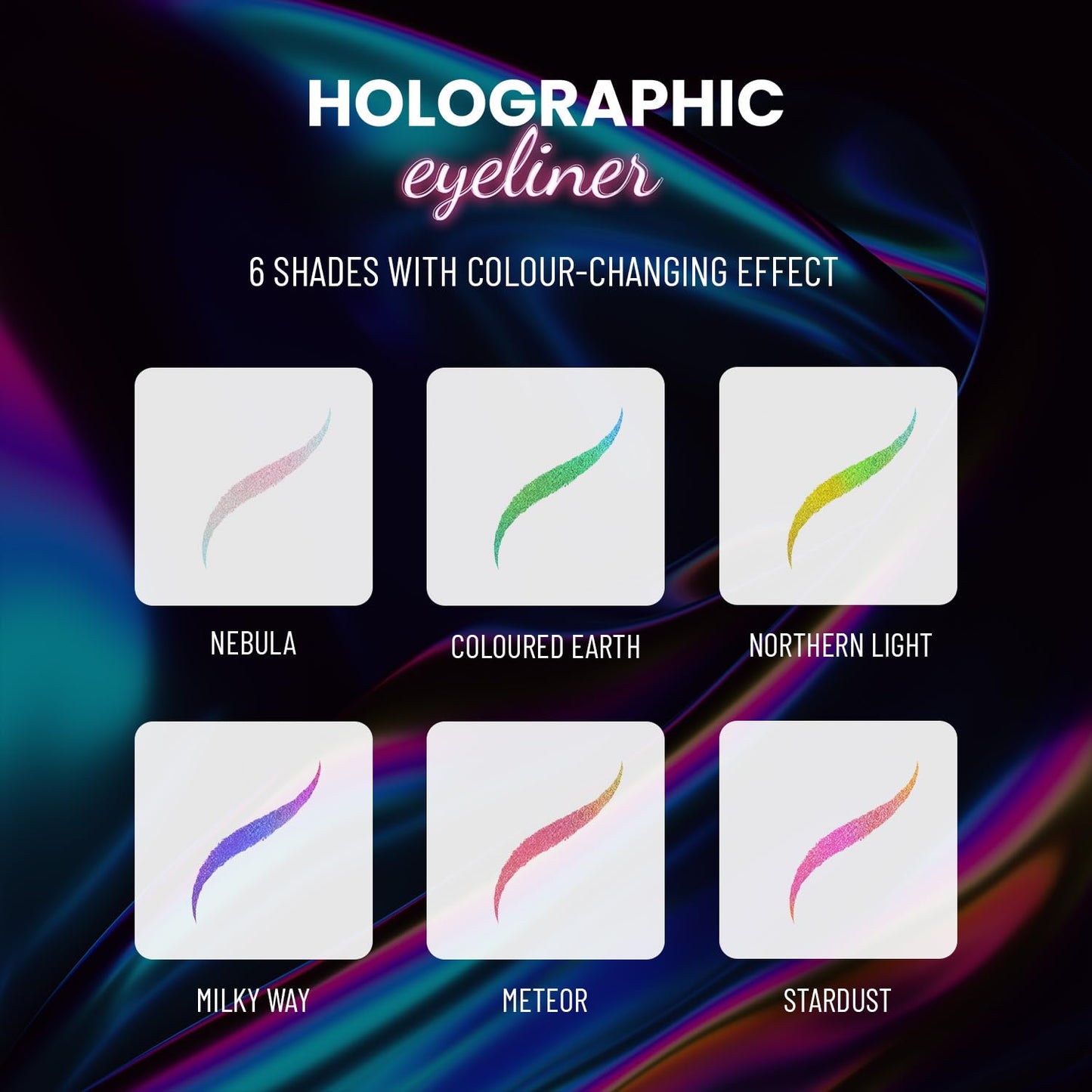 Swiss Beauty Holographic Eyeliner Nebula