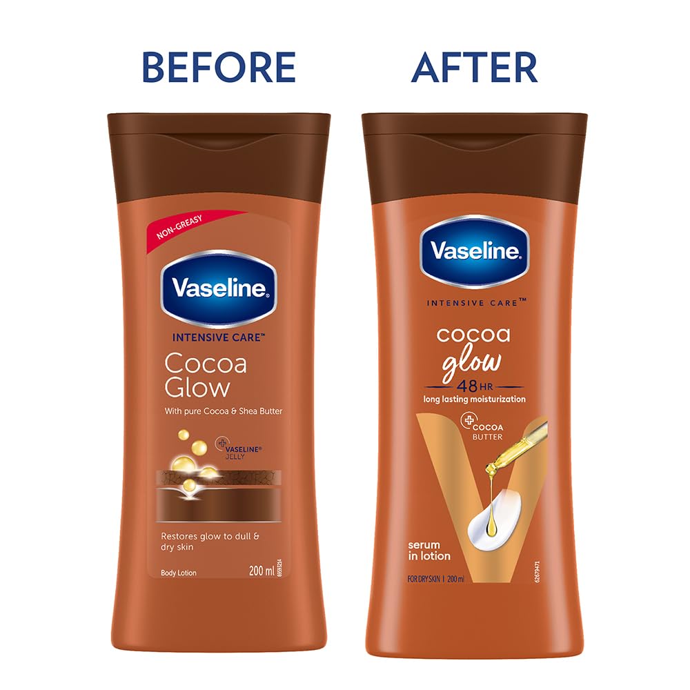 Vaseline Cocoa Glow Serum In Lotion 200 ml