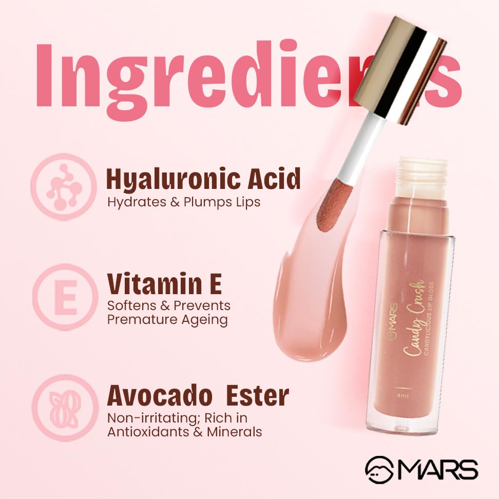 MARS CANDYLICIOUS LIP GLOSS 01 CANDY CRUSH 4ML