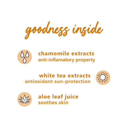 Plum Chamomile & White Tea Calming Antioxidant Toner Vitamin B3 Women 200 MILLI_LITRE