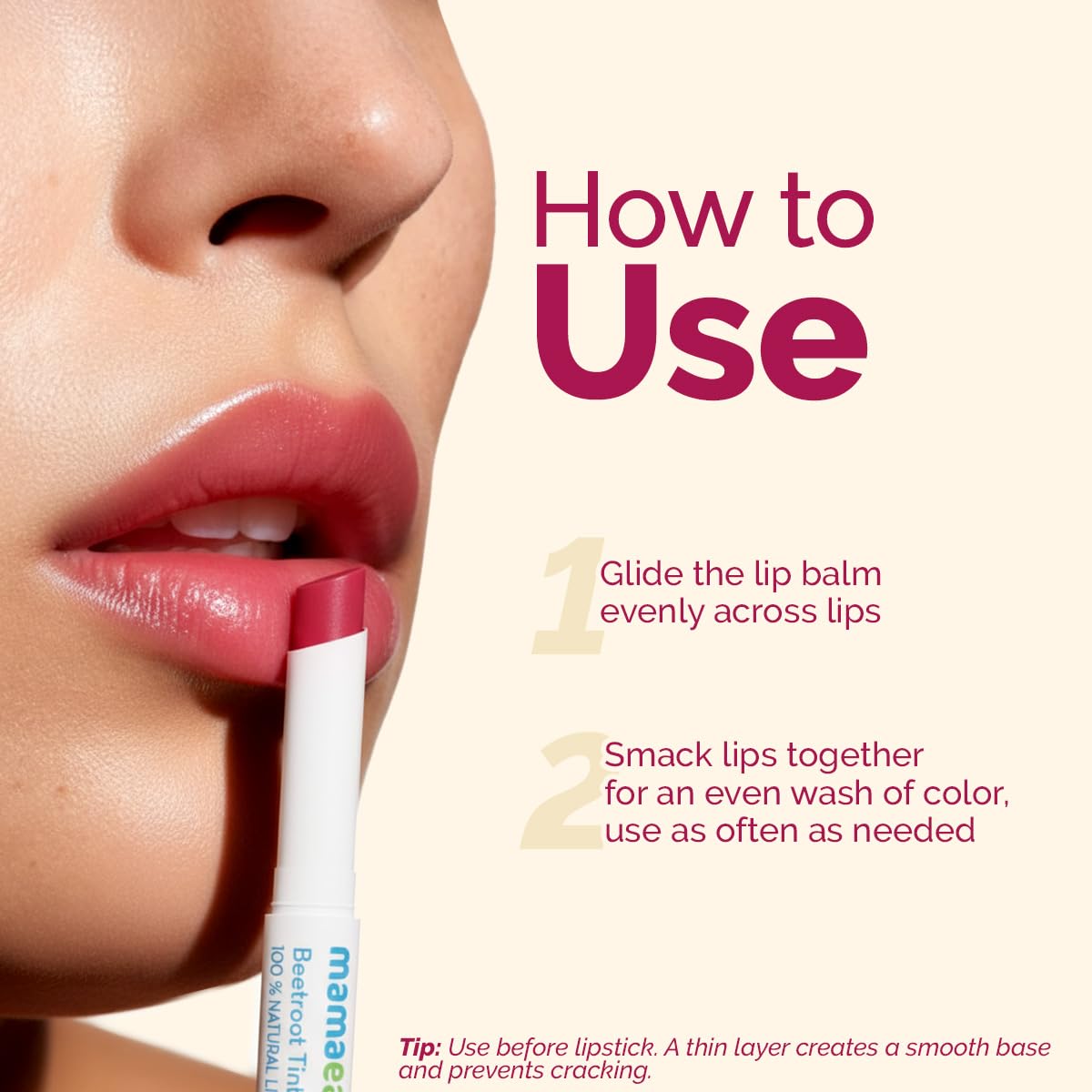 Mamaearth Beetroot Tinted Lip Balm 2 g