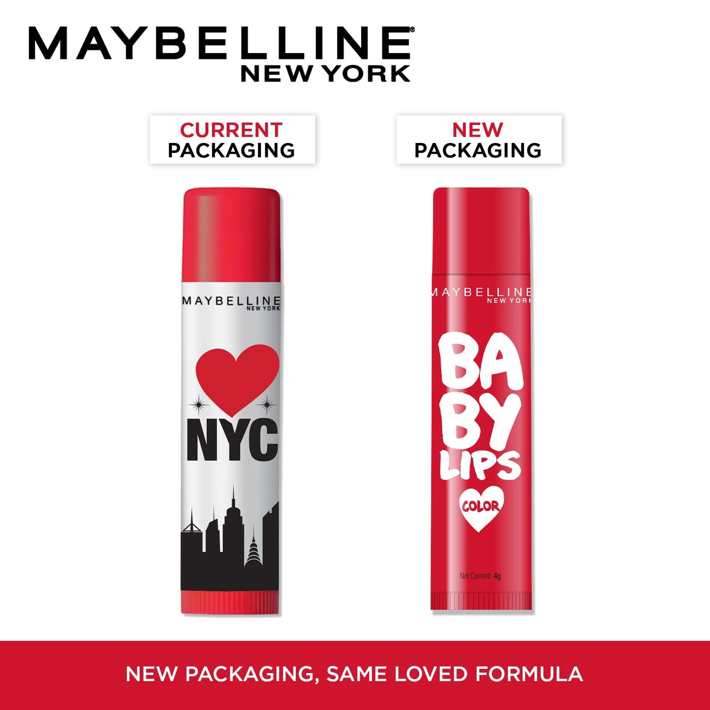 Maybelline New York Nyc SPF 20 Broadway Red Lip Balm 4 GRAM