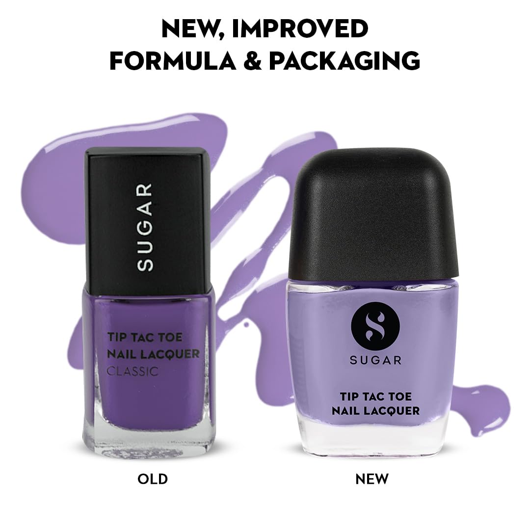 Sugar Cosmetics Tip Tac Toe Nail Lacquer Classic - 27 Spicy Sangria 9 MILLI_LITRE