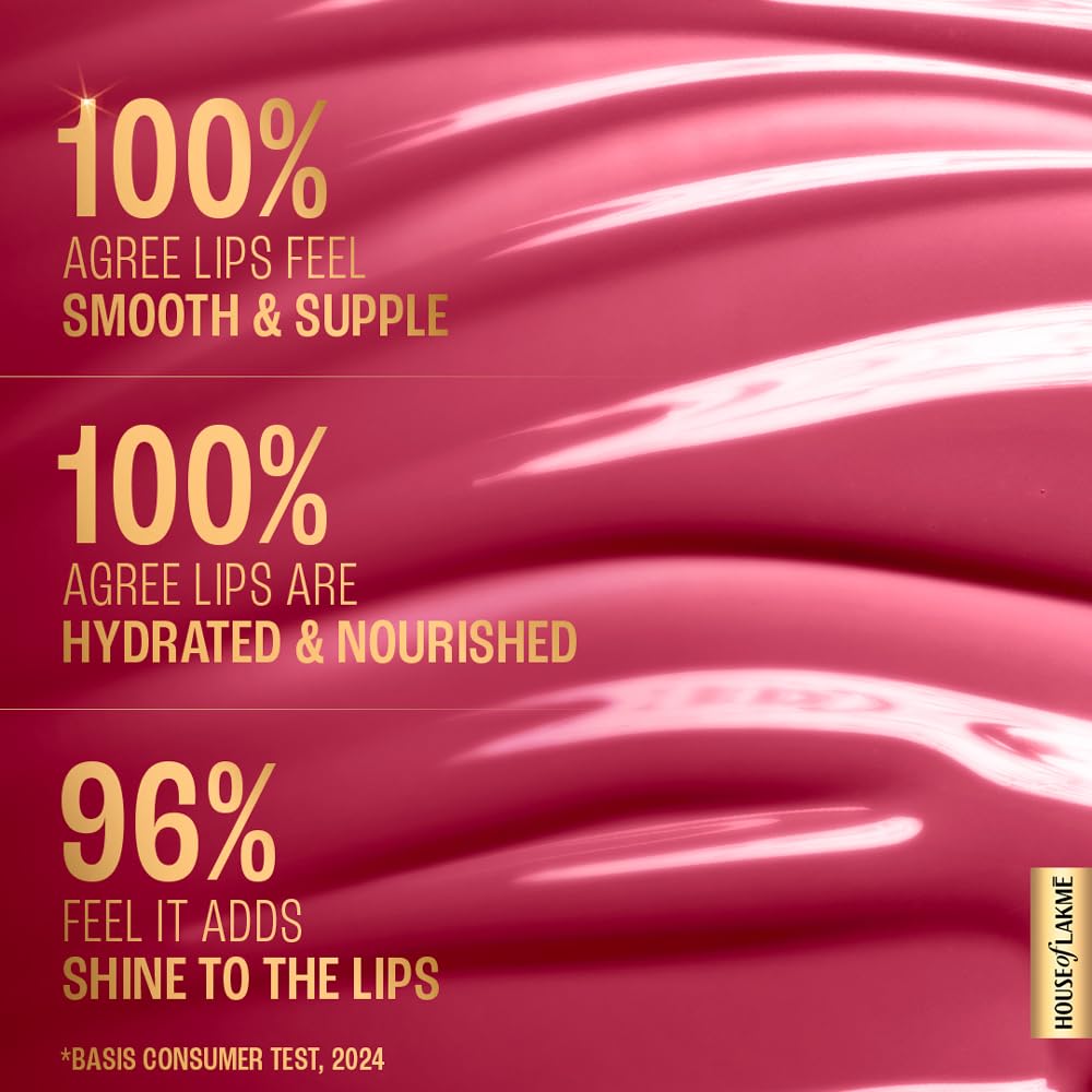 Lakme Superglow Vit C Lip Gloss - HOT PINK