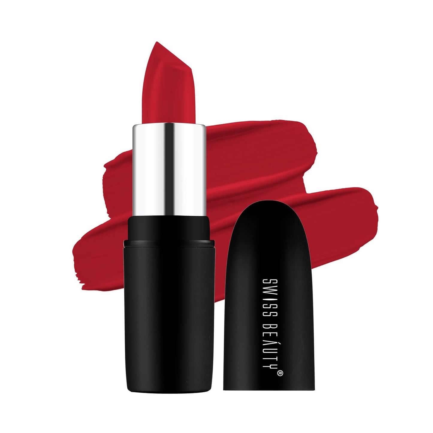 SWISS BEAUTY PURE MATTE LIPSTICK - 221 HOT RED