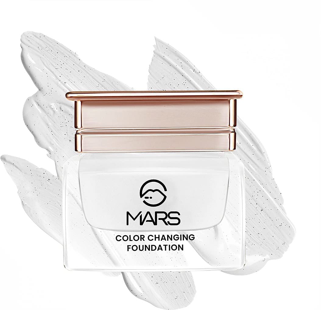 MARS Color Changing Water Proof Satin Finish Foundation - White 20 ml