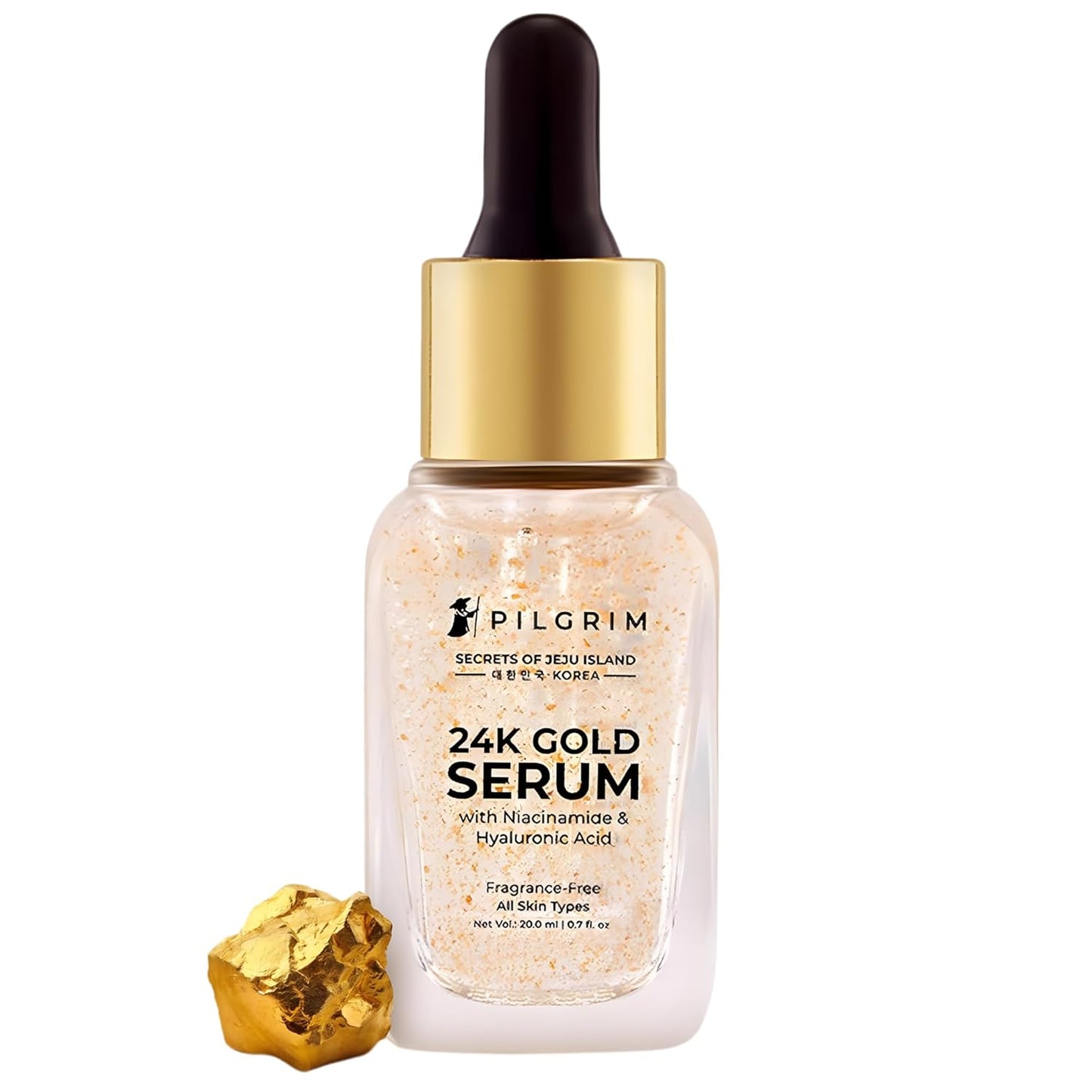 Pilgrim 24K Gold Serum With Niacinamide & Hyaluronic Acid, Anti Aging & Skin Brightening 20 MILLI_LITRE