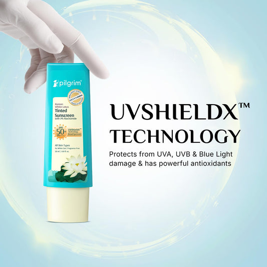 pilgrim Korian White Lotus Tinted SPF 50 PA++++ Sunscreen 50 MILLI_LITRE