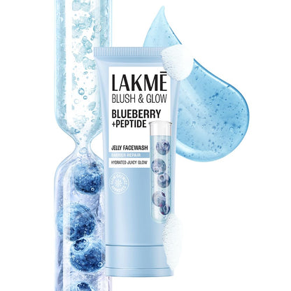 Lakme Blush & Glow Blueberry+Peptide Jelly Face Wash