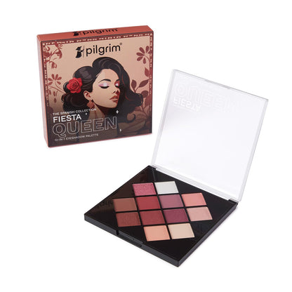 Pilgrim The Spanish Collection 12-In-1 Eyeshadow Fiest Queen 24 GRAM