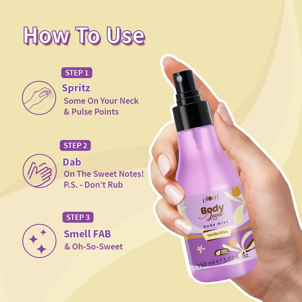 Plum Bodylovin Vanilla Vibes Body Mist 150 MILLI_LITRE