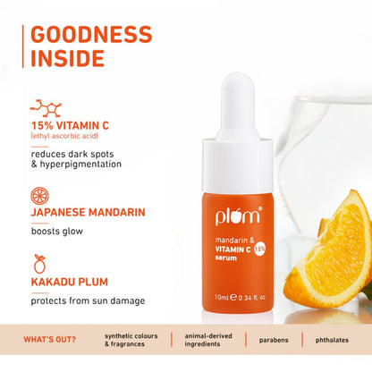 Plum 15% Vitamin C & Mandarin Serum 10 MILLI_LITRE