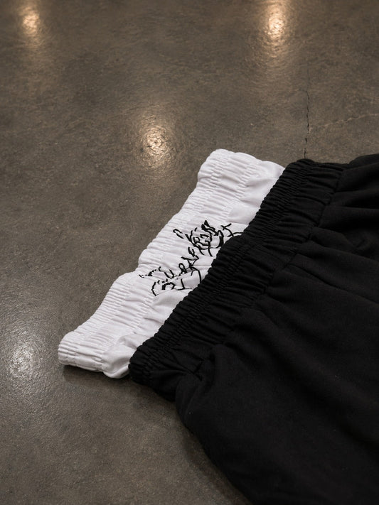 Scriptline Black Baggy Pants