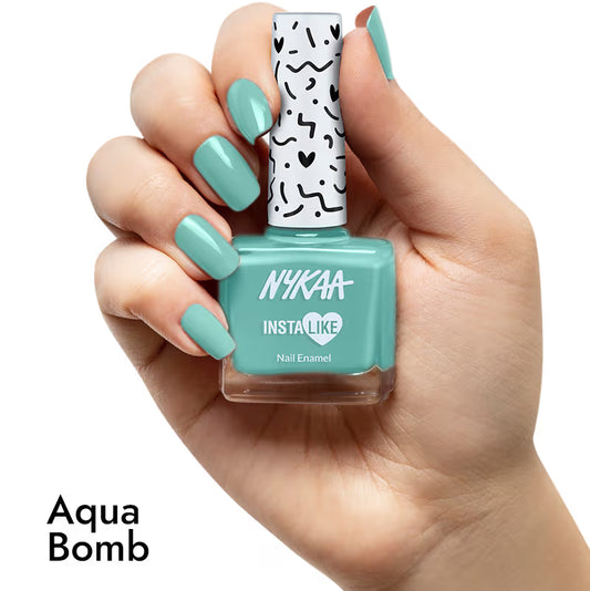 NYKAA Nail Enamel Aqua Bomb 473 9 Ml