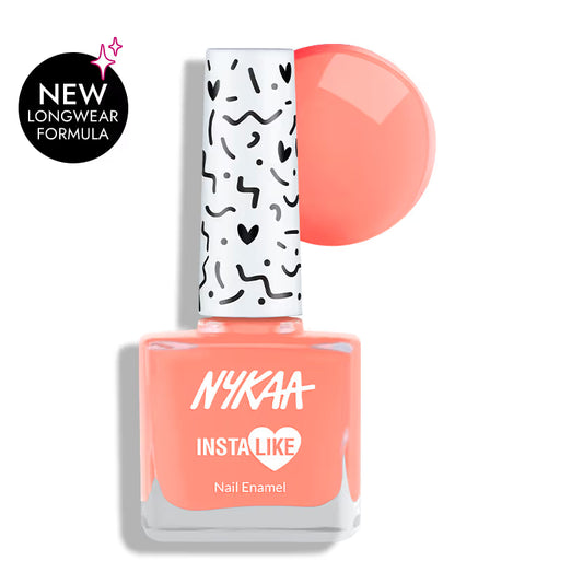 NYKAA Nail Enamel Peach Crush 478 9 Ml