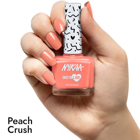 NYKAA Nail Enamel Peach Crush 478 9 Ml
