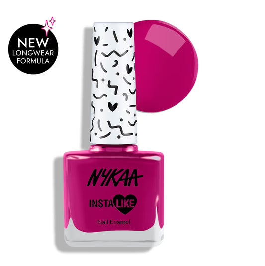 NYKAA Nail Enamel Magenta Magnet 480 9 Ml