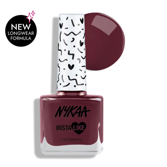 Nykaa INSTA LIKE Nail Enamel - Wine & Only 482